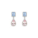 Morganite and Aquamarine Earrings