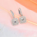 Princess Cut Diamond earrings