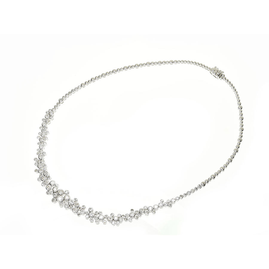 Bubble Diamond Necklace