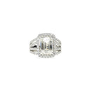 Emerald Cut Diamond Ring