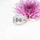 Emerald Cut Diamond Ring