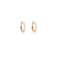 Small Diamond Hoops