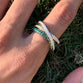 Emerald and Diamond Cocktail Ring