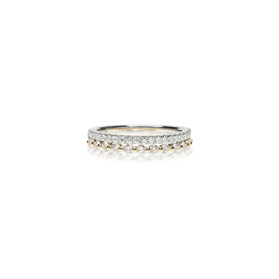 Two-Tone Eternity Band
