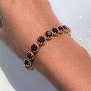 Garnet Beaded Detail Bracelet