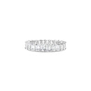 Emerald Cut Eternity Band