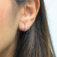 Small Diamond Hoops