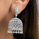 Diamond Jhumka Earrings