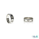 Diamond and Enamel Mens Band