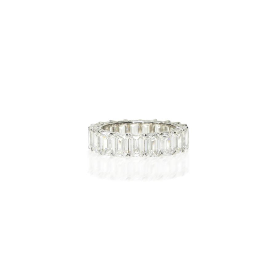 Emerald Cut Eternity Band with 0.30ct Diamonds