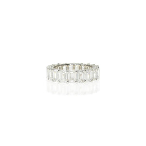 Emerald Cut Eternity Band with 0.30ct Diamonds