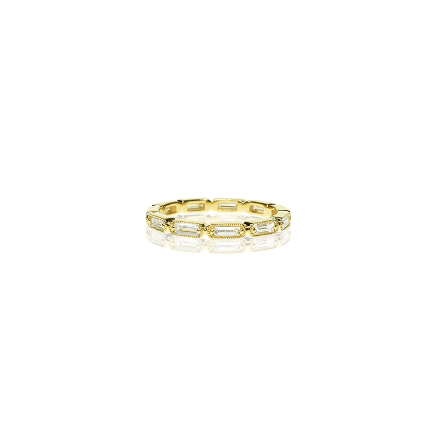 Vintage Style Baguette Eternity Ring