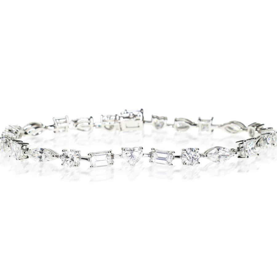 Fancy Shaped Diamond Bracelet