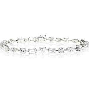 Fancy Shaped Diamond Bracelet