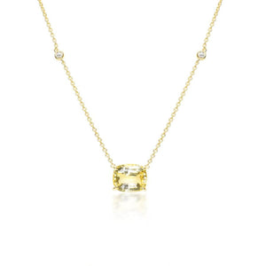Yellow Sapphire Necklace