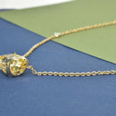 Yellow Sapphire Necklace
