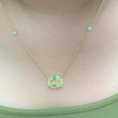 Yellow Sapphire Necklace