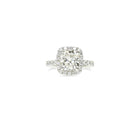 Cushion Cut Diamond Halo Ring