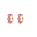 Ruby Floral Baby Hoops