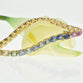 Rainbow Bracelet with Oval Sapphires