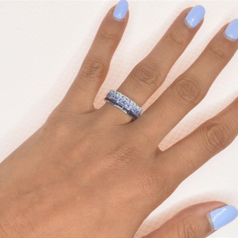 Multi Layered Gemstone Band
