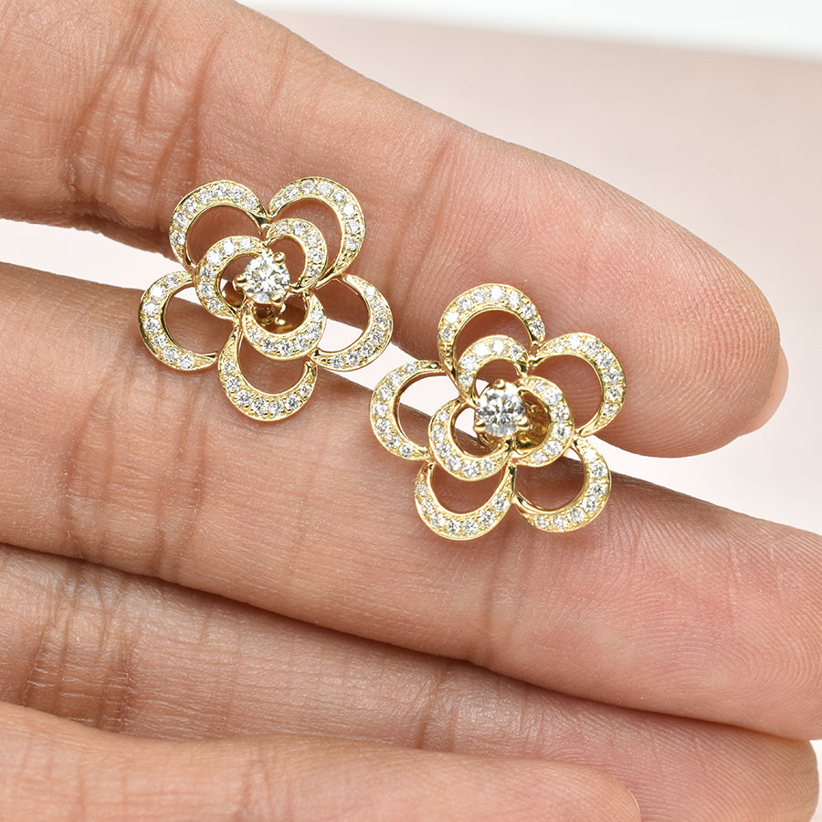 Cute Floral Earrings