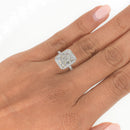 Radiant Cut Halo Diamond Ring