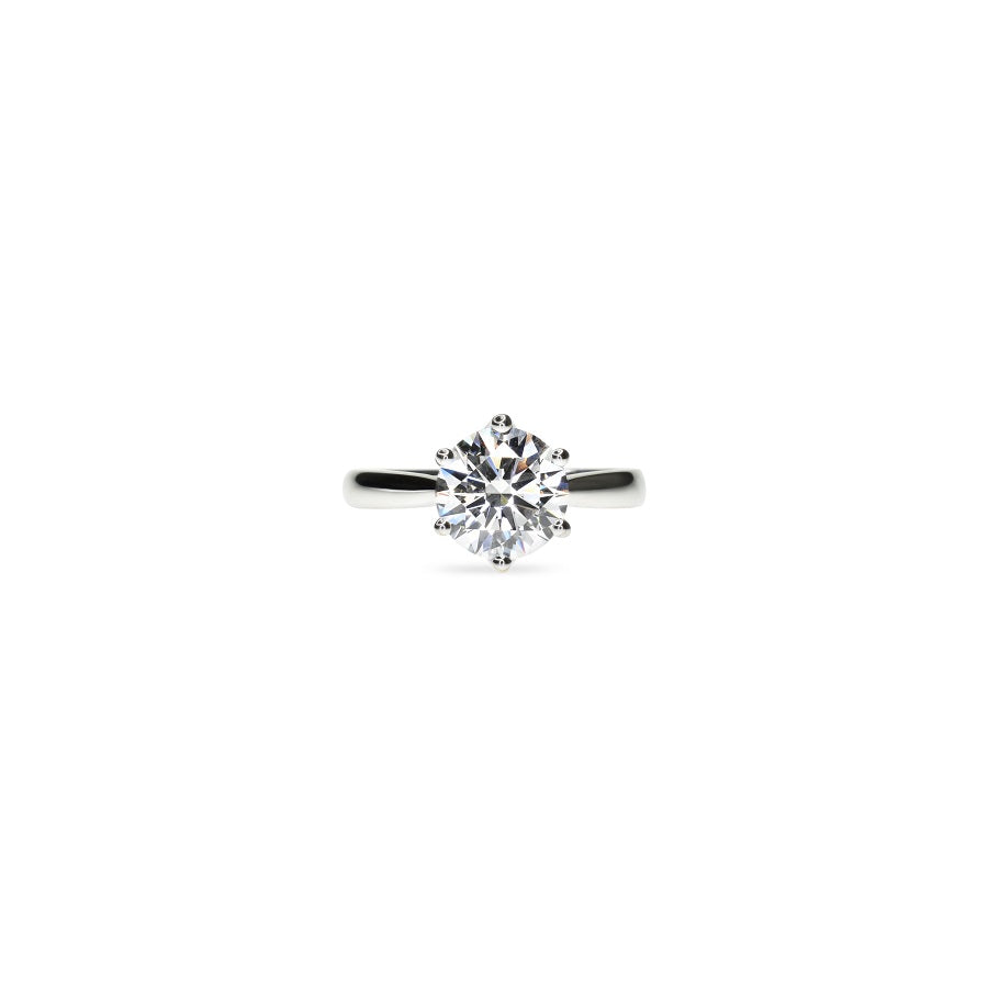 1.5ct Lab Grown Diamond Engagement Ring with 6 Prongs