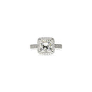 Princess Cut Diamond Ring with Halo