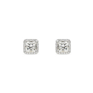 Princess Cut Earrings