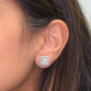 Princess Cut Lab Grown Diamond Earrings