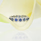 Halo Sapphire Eternity Ring