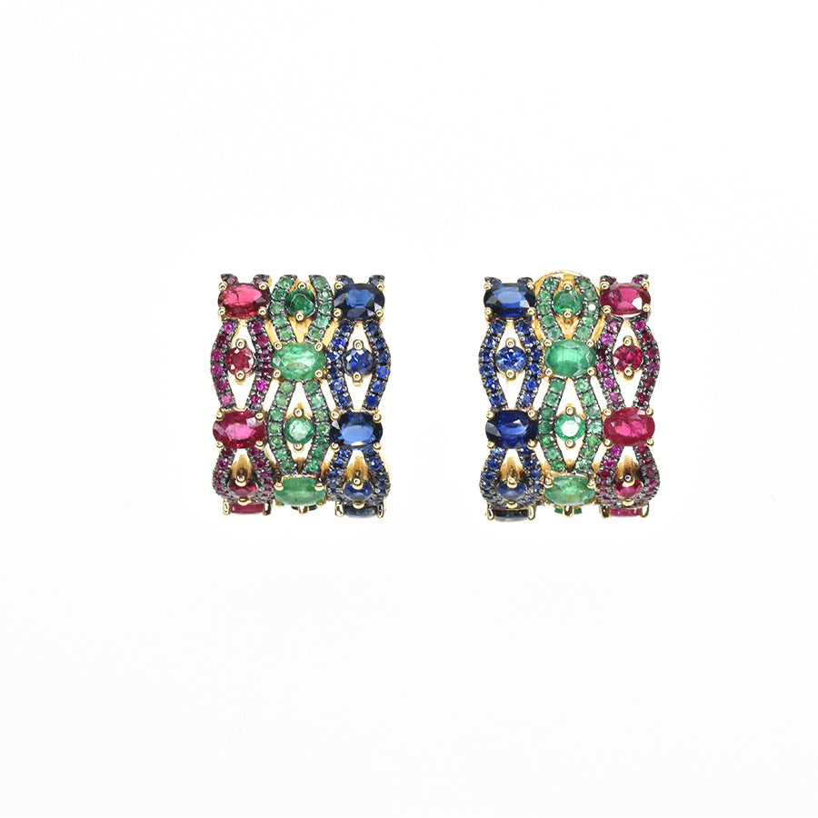 Multi Gemstone Earrings