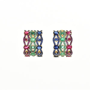 Multi Gemstone Earrings