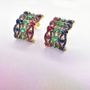 Multi Gemstone Earrings