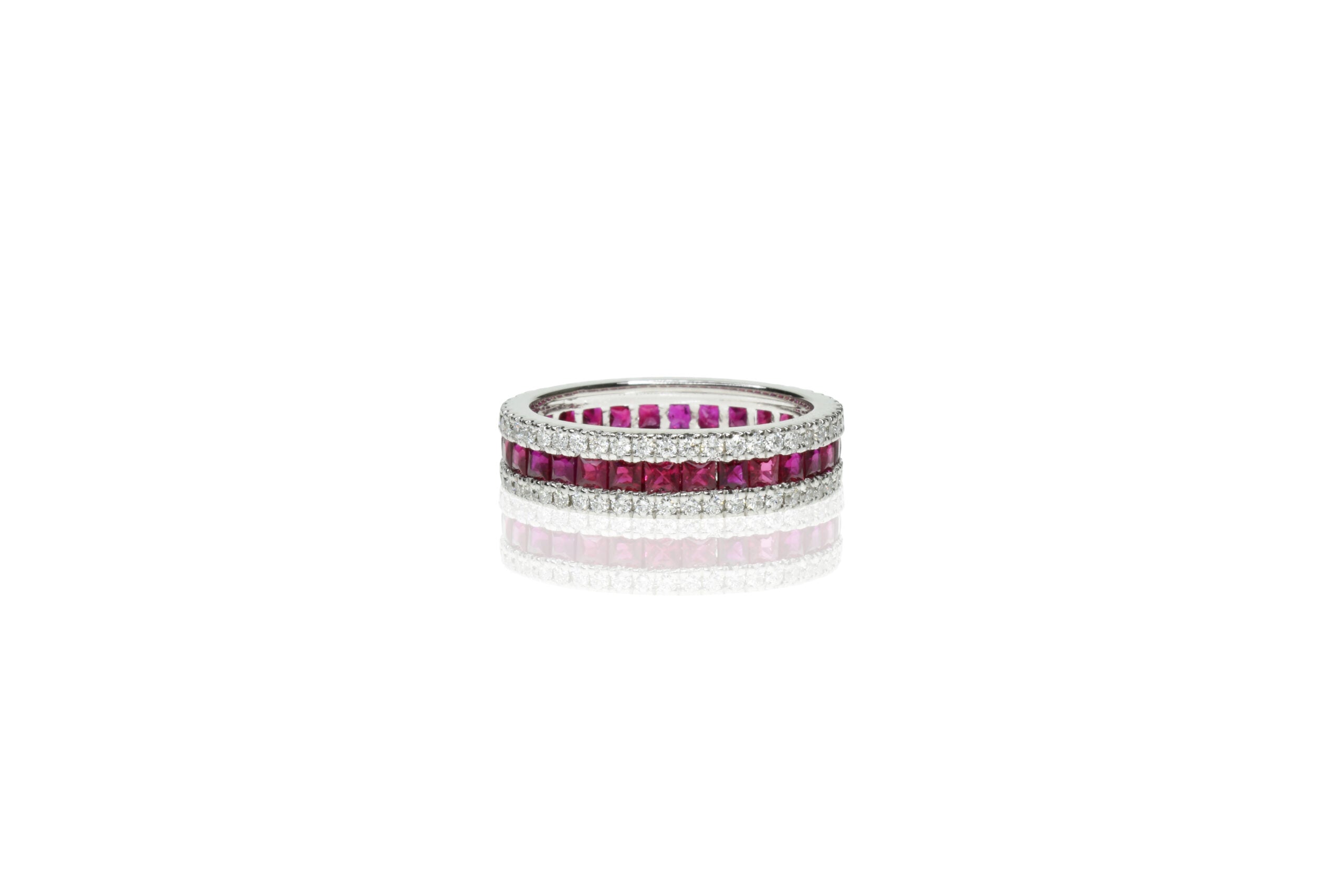 Ruby and Diamond Eternity Ring