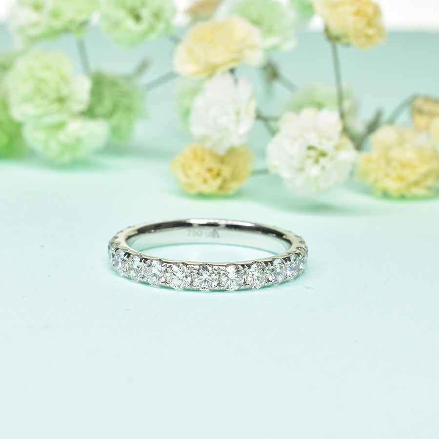 Classic Eternity Band with 2.5mm Diamonds