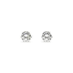 3ct Round Brilliant Solitaire Earrings