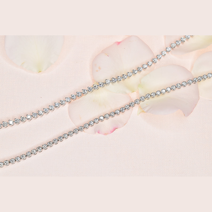 Embrace Tennis Bracelet with 1.8mm Diamonds