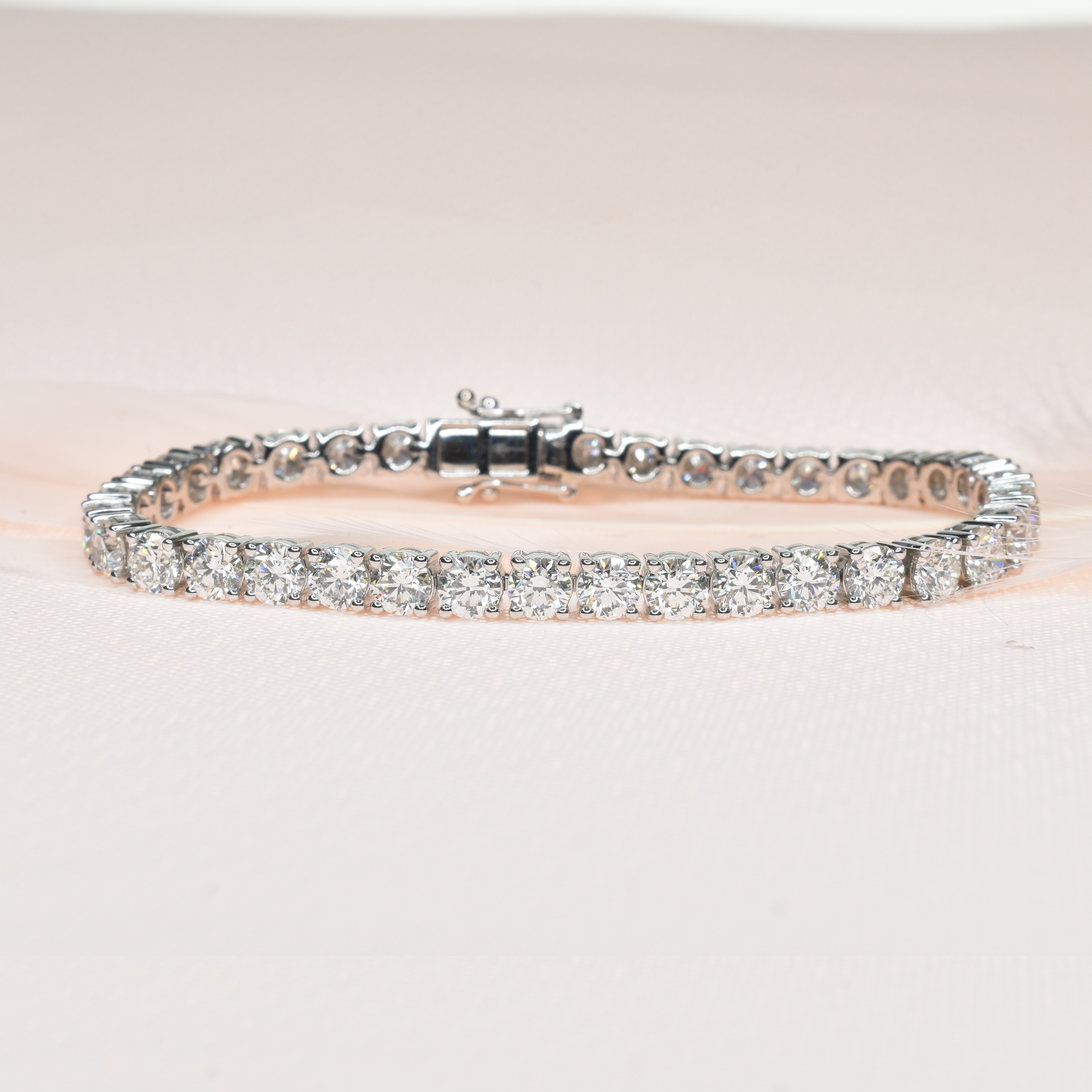 Classic Tennis Bracelet with 4.5mm Lab Grown Diamonds