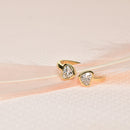 Double Heart Diamond Ring