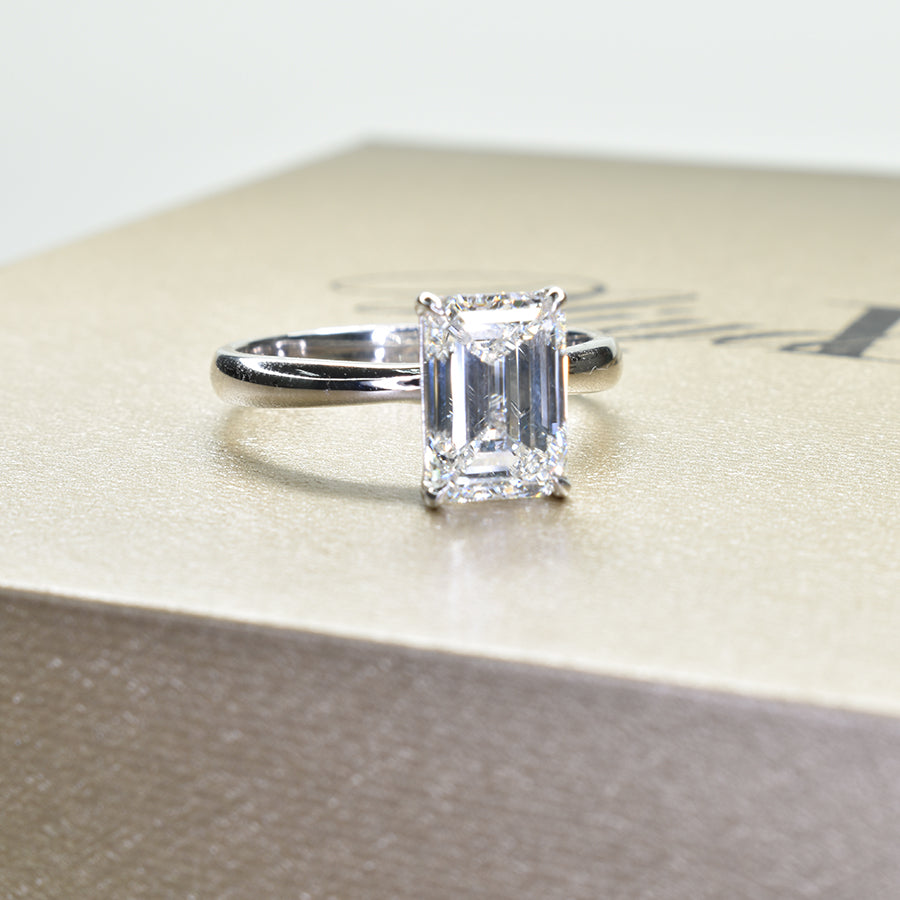 Classic Emerald Cut Diamond Ring