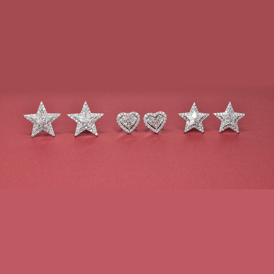 Star Illusion Earrings (Large)