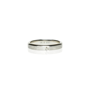 Wedding Band with Diamond
