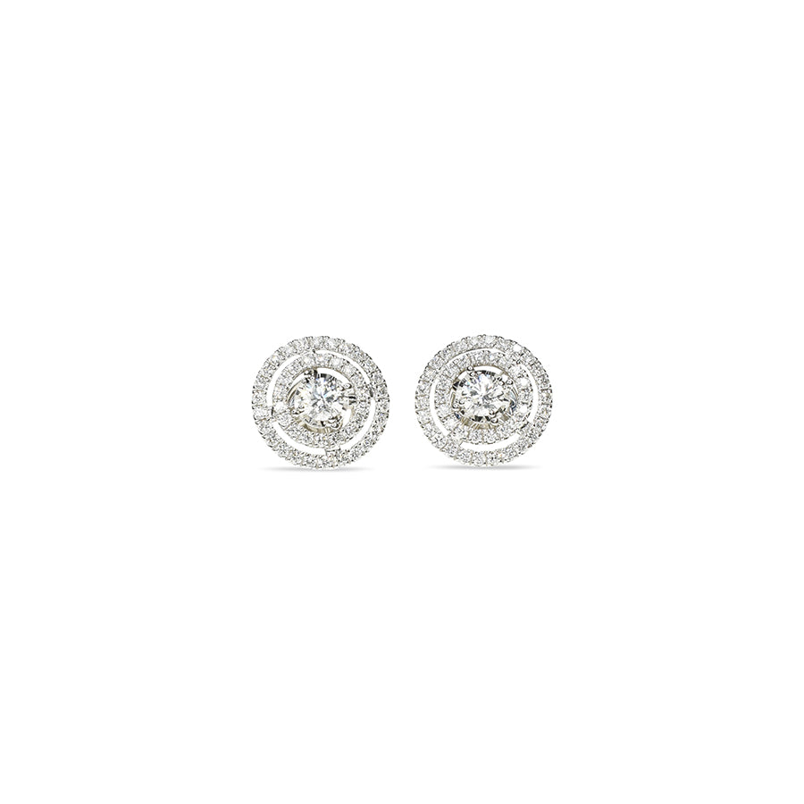 Diamond and Tanzanite Earrings
