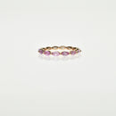 Dual Eternity Band - With Pink Sapphires and Diamonds