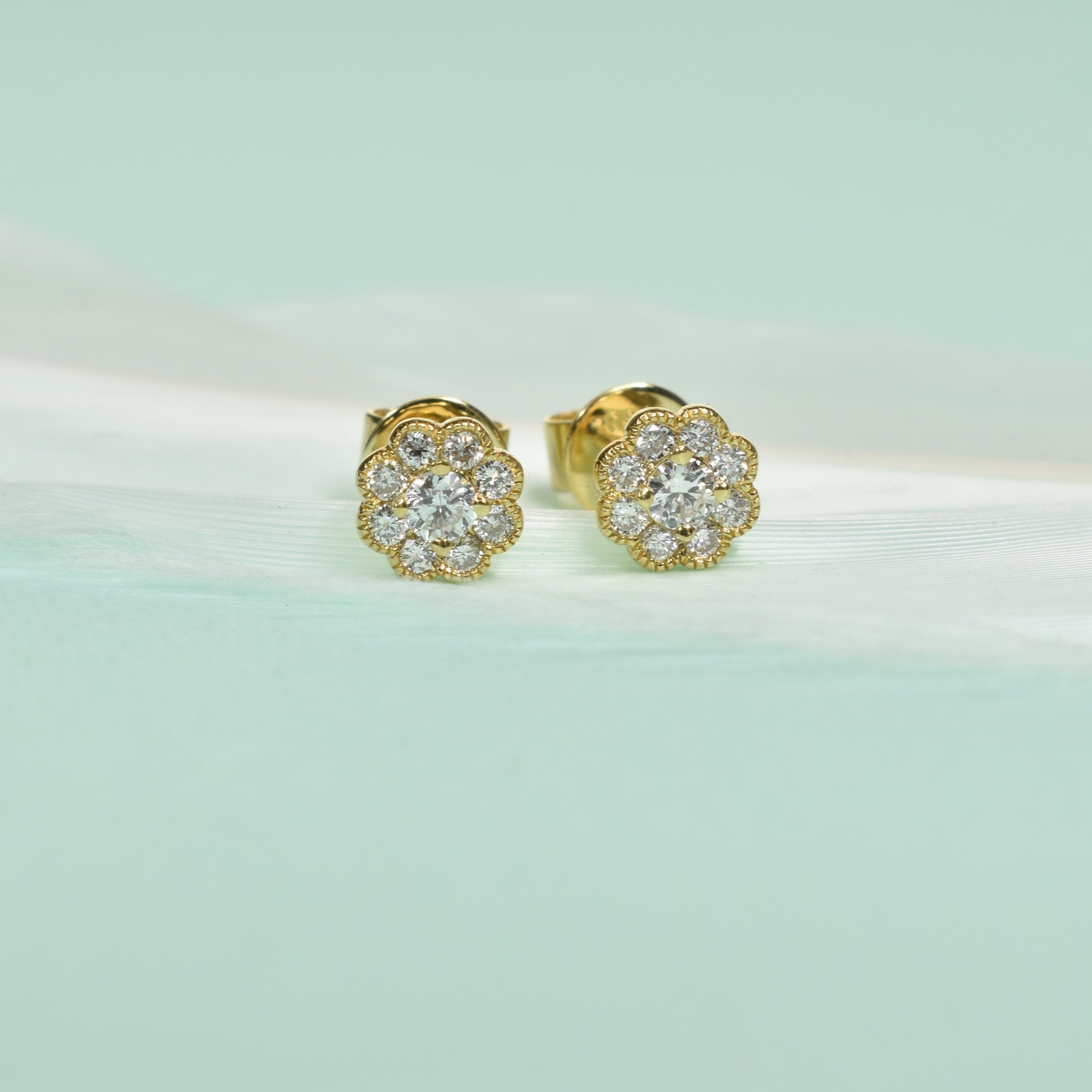 Flower Cluster Studs