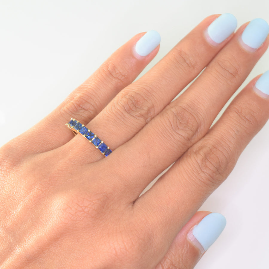Sapphire Eternity Band