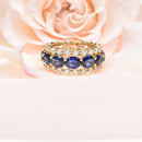 Sapphire and Diamond Eternity Ring