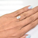 Marquise Diamond Ring with Tapered Band